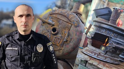 "З часом у дворі з’явилась мінімайстерня", — поліцейський з Вінниччини масйструє буржуйки на фронт "З часом у дворі з’явилась мінімайстерня", — поліцейський з Вінниччини масйструє буржуйки на фронт