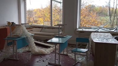 Новокалузький НВК на Херсонщині зруйнований майже на половину Новокалузький НВК на Херсонщині зруйнований майже на половину