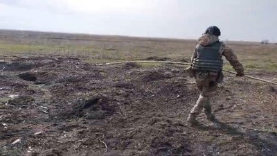 Волинські вибухотехніки працюють на Херсонщині Волинські вибухотехніки працюють на Херсонщині