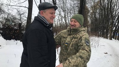 Олег Тимошик зустрівся з братом