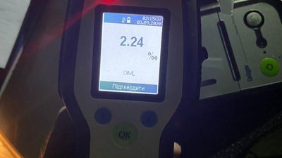 У Чернігові зупинили водійку, рівень алкоголю якої перевищував норму в 11 разів