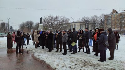 Черкасці хвилиною мовчання вшанували пам'ять про Сергія Проскурню Черкасці хвилиною мовчання вшанували пам'ять про Сергія Проскурню