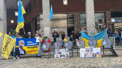 Цивільні полонені з Криму — в Італії відбувся мітинг на підтримку — КРЦ