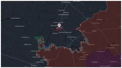 Лінія фронту на Донеччині 20 вересня 2025 року