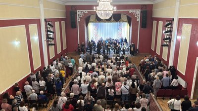 симфонічний оркестрі, Малин, концерт, день міста, сцена, культура, музика