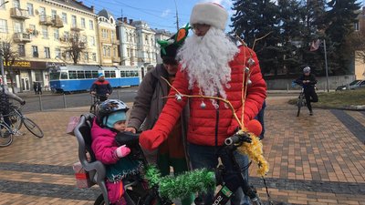 новорічний велопарад новорічний велопарад