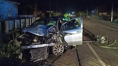 Травмувався водій: У Тячівському районі на Закарпатті сталася ДТП