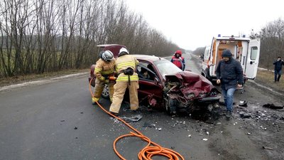 Через аварію на Полтавщині госпіталізували двох жінок