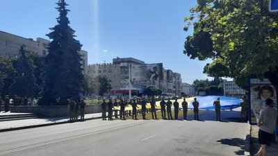 Житомиряни пройшлися вулицями міста патріотичною ходою "Твоя громадянська свідомість" Житомиряни пройшлися вулицями міста патріотичною ходою "Твоя громадянська свідомість"
