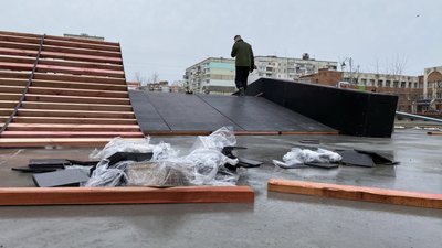 Скейтпарк у Полтаві завершать у лютому Скейтпарк у Полтаві завершать у лютому