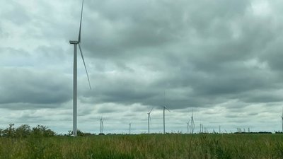 Запорізька вітряна електростанція розпочала роботу. Вона має стати однією з найбільших в Європі