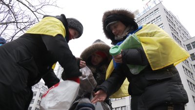 Харківський Автомайдан поїхав до Нових Санжар Харківський Автомайдан поїхав до Нових Санжар