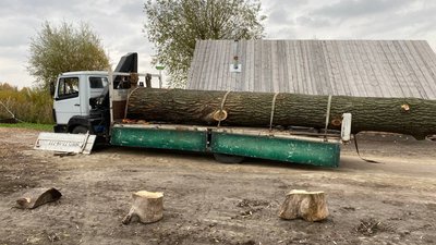 На рівненську "Оствицю" привезли колоду для нової довбанки
