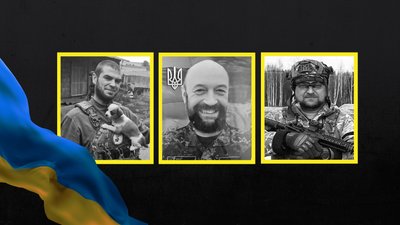 На Чернігівщині попрощалися з трьома бійцями, які загинули на фронті