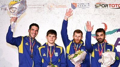 "Маємо будь-який успіх присвячувати ЗСУ". Українські шаблісти вперше за 9 років потрапили на п'єдестал чемпіонату Європи