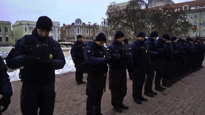 У Кропивницькому показали нову форму патрульного підрозділу Нацгвардії