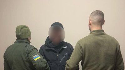 Чоловік, якого затримали прикордонники