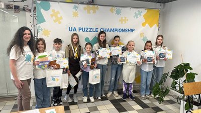 Дев'ятирічна рівнянка стала чемпіонкою України зі швидкісного складання пазлів