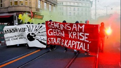 У Цюриху напередодні форуму в Давосі сталися сутички з поліцією
