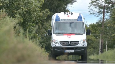 У села на Черкащині приїздить мобільний медичний пункт У села на Черкащині приїздить мобільний медичний пункт