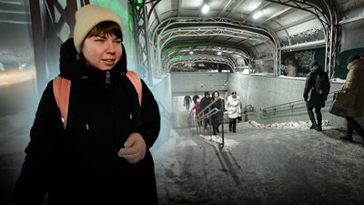 Підземний перехід біля "України": люди скаржаться на слизьку плитку та темряву