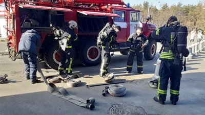 Навчальна тривога: у харківському гіпермаркеті відпрацювали дії на випадок пожежі