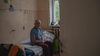 Пацієнт у Центральній лікарні Чернівців Пацієнт у Центральній лікарні Чернівців