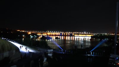 На острові Хортиця запустили лазерне шоу На острові Хортиця запустили лазерне шоу
