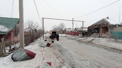 У селі Іллінівської громади на Донеччині відновили газопостачання після обстрілу