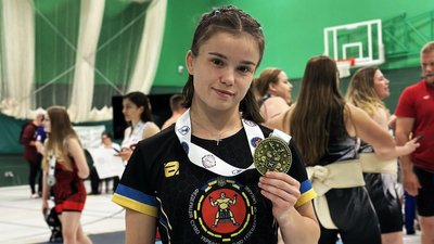 Сумоїстка з Ковеля Дінана Рисьова, чемпіонат Європи з сумо