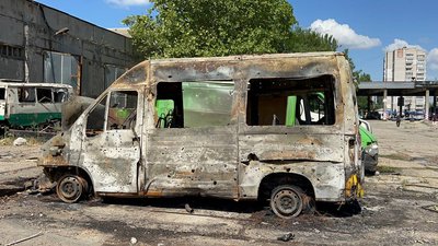 Обстріли російських військ спричинили вісім пожеж на Миколаївщині: горять поля