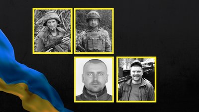 Бійці з Чернігівщини, яких поховали 16 жовтня 2025 року: Сердюк, Калита, Хлібик, Лазебний