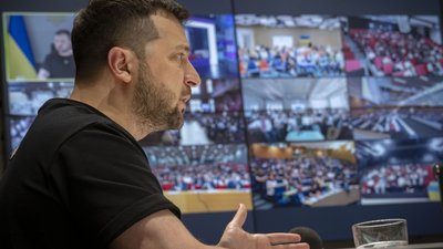 "Росія має глобальну фобію свободи": Зеленський звернувся до студентів Британії