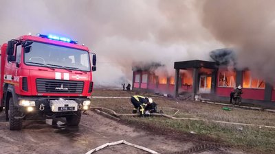 На Харківщині палало відділення "Нової пошти"