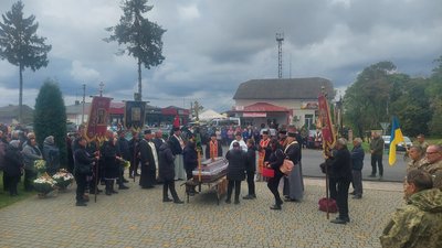 Похорон, ЗСУ, Тернопільщина, прощання із бійцем