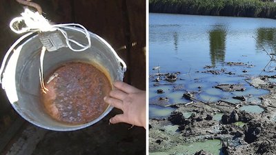 У селі на Кіровоградщині у криницях зникла вода, річка обміліла