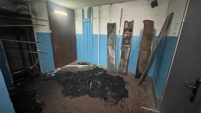 Загибель людини у ліфті на пожежі у Харкові Загибель людини у ліфті на пожежі у Харкові