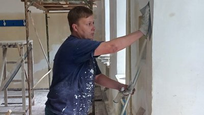 Ремонт та відновлення спортивної бази "Динамо" в Миколаєві: відновлення простору для тренувань