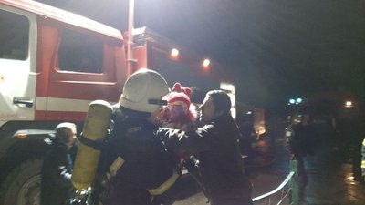 У Кропивницькому горять три квартири у гуртожитку У Кропивницькому горять три квартири у гуртожитку
