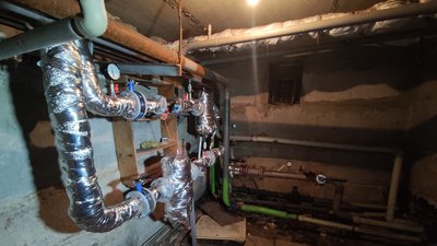 109-го мікрорайон Полтави з теплом