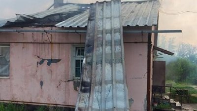 На Харківщині спалахнула пожежа на подвір’ї жіночого монастиря