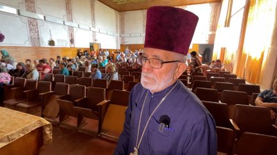 Настоятель храму, митрофорний протоієрей УПЦ МП Георгій Хвуст Настоятель храму, митрофорний протоієрей УПЦ МП Георгій Хвуст