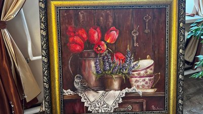 "Березневий вернісаж" – на Житомирщині відкрилася виставка художниці Катерини Лисової