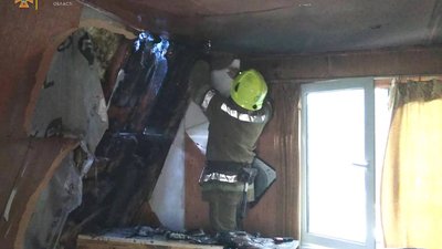 На Полтавщині людина отримали опіки під час пожежі