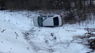 Біля Суботців Кропивницького району машина злетіла з дороги
