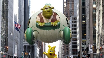 Шрек, парад Macy’s в Нью-Йорку