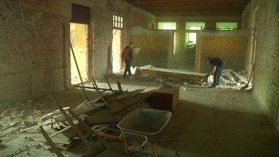 У Житомирі розпочали ремонт аварійного корпусу гімназії №23 У Житомирі розпочали ремонт аварійного корпусу гімназії №23