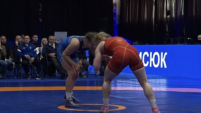 Волинянка Ірина Борисюк на чемпіонаті України ї вільної боротьби, квітень 2026 року