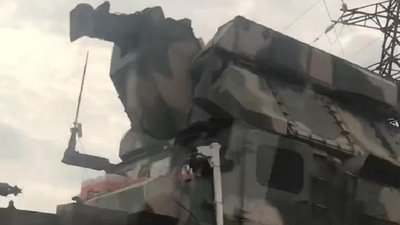Російська радіолокаційна система (РЛС) 9С19 "Імбир" у Джанкої, окупований Крим