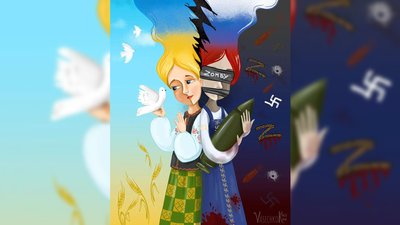 «Коли малювала, у мене трусилися руки»: ніжинська художниця про образи, які принесла війна